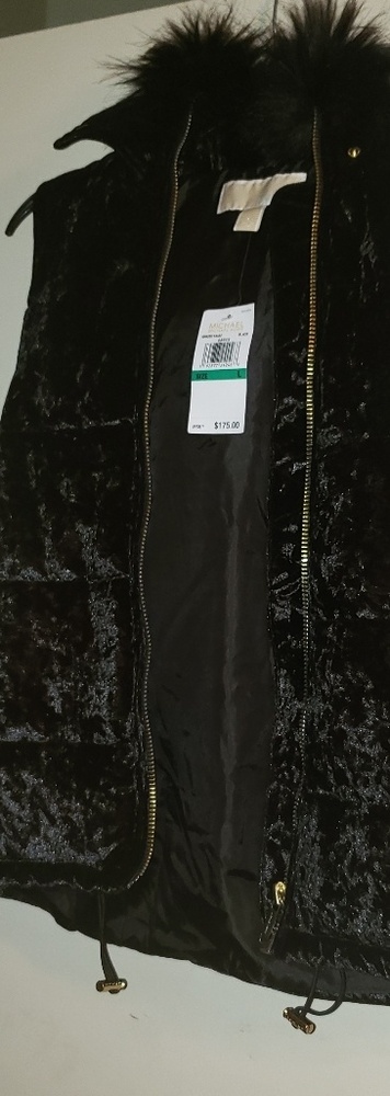 Michael kors vest with hood